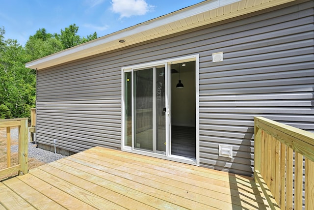 4 Willis Rd, Benton, ME 04901 - view of wooden deck