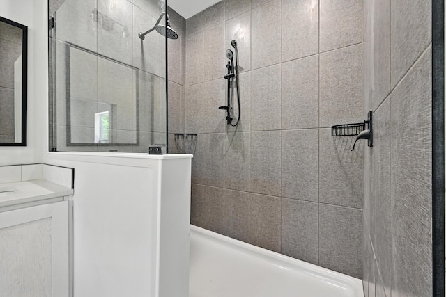 4 Willis Rd, Benton, ME 04901 - full bathroom with walk in shower and vanity