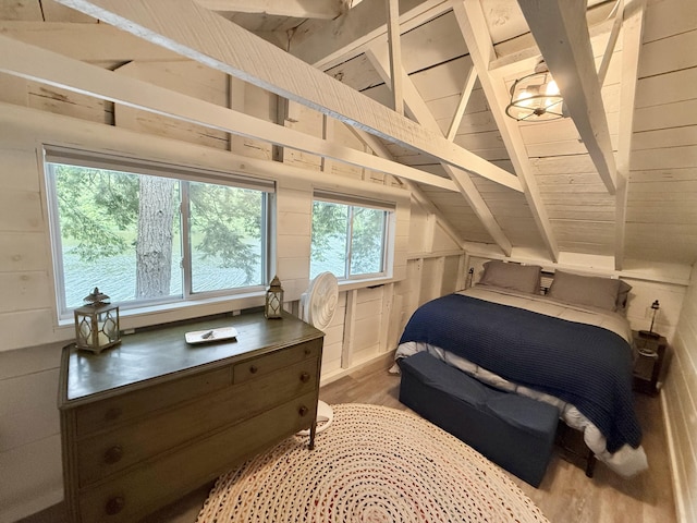 628 Springy Pond Rd, Otis, ME 04605 - bedroom featuring light wood-type flooring