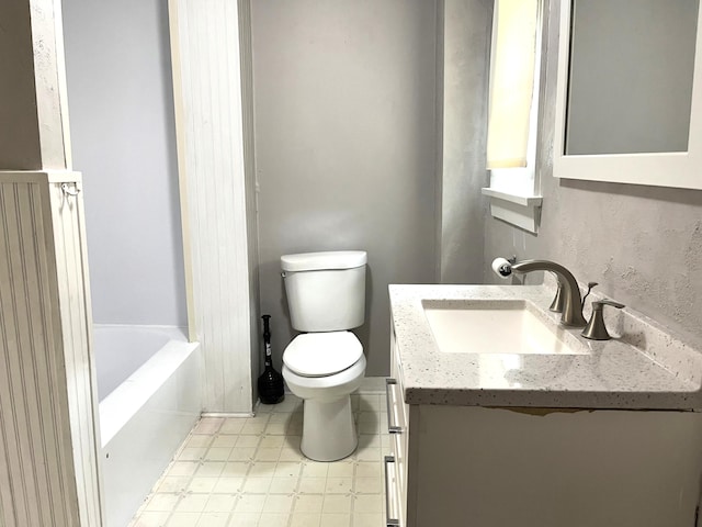 6 Autumn St, Lisbon, ME 04252 - bathroom with vanity and tile patterned floors