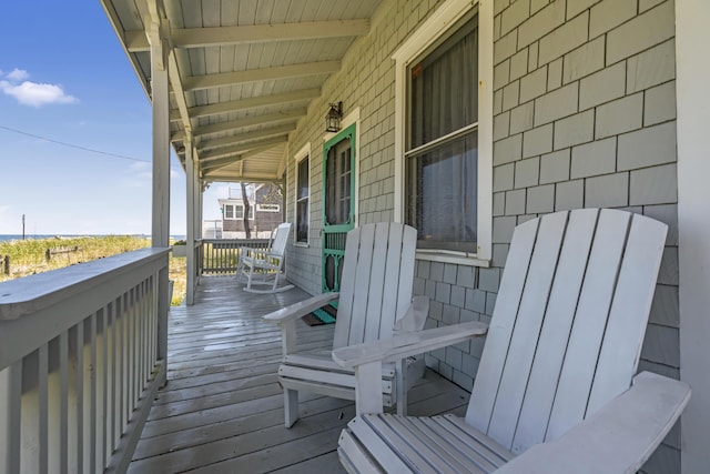 39 Main Ave, Saco, ME 04072 - view of wooden porch