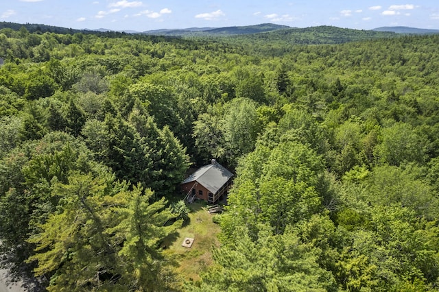 31 Convene Rd, Sebago, ME 04029 - aerial view of property and surrounding area featuring a heavily wooded area