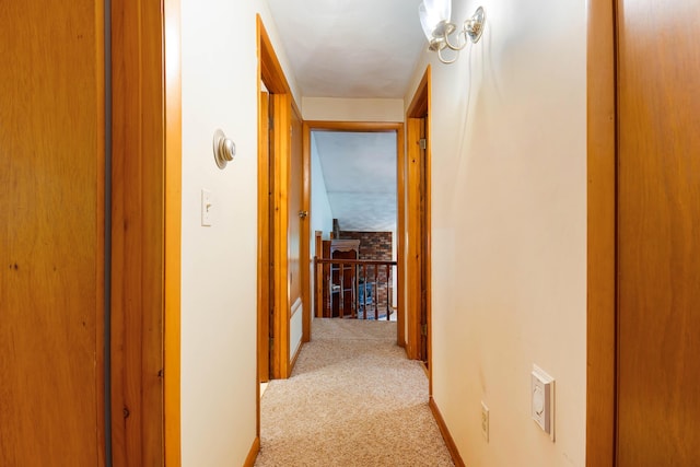106 Bowdoinham Rd, Sabattus, ME 04280 - hallway featuring carpet flooring and baseboards