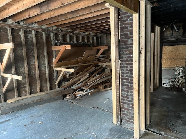 84 Pine St, Millinocket, ME 04462 - view of attic
