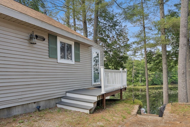 115 34th St, Acton, ME 04001 - view of home's exterior featuring a wooden deck