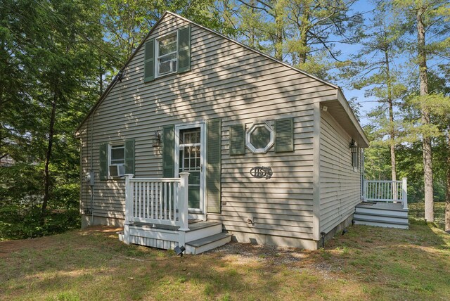 115 34th St, Acton, ME 04001 - view of home's exterior featuring a lawn
