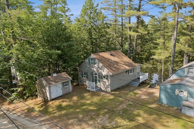 115 34th St, Acton, ME 04001 - aerial view of property and surrounding area