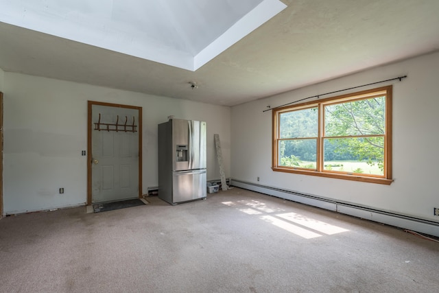 115 Swain Farm Rd, Rumford, ME 04276 - carpeted spare room featuring a baseboard heating unit