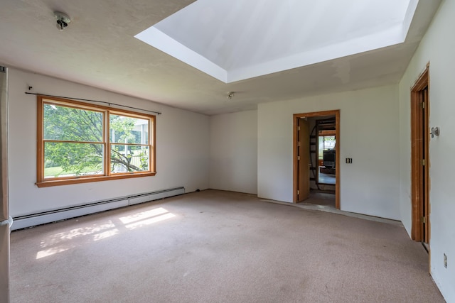 115 Swain Farm Rd, Rumford, ME 04276 - unfurnished room featuring light carpet and a baseboard radiator