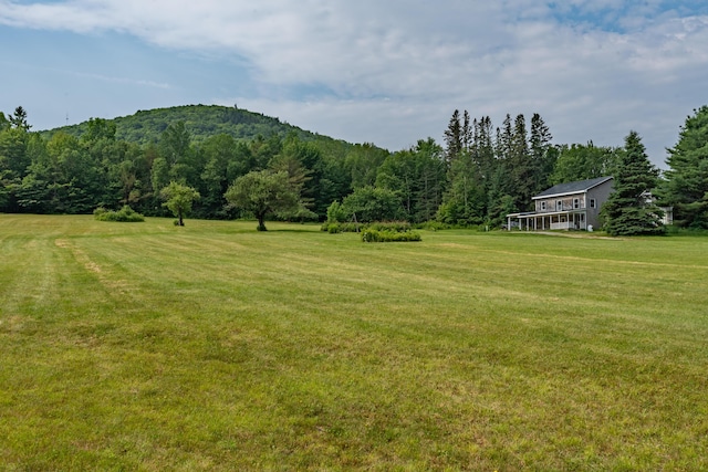 115 Swain Farm Rd, Rumford, ME 04276 - view of green lawn with a view of trees
