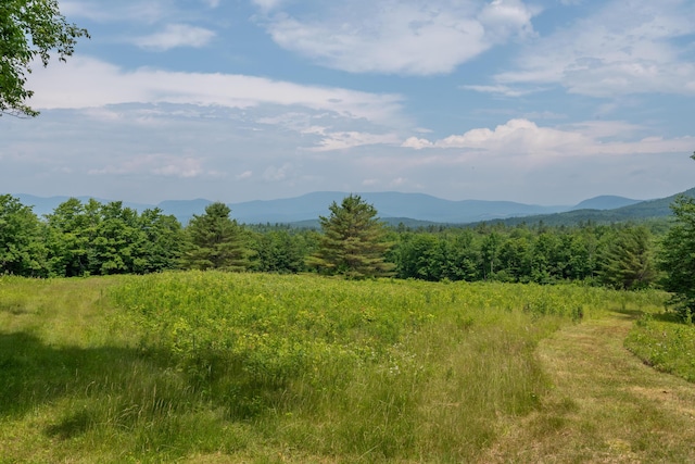 115 Swain Farm Rd, Rumford, ME 04276 - mountain view featuring a forest