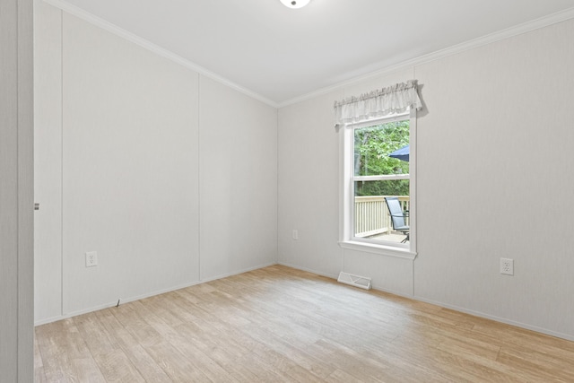 60 Butterworth Dr Unit 40, 46, Naples, ME 04055 - empty room featuring wood finished floors and crown molding