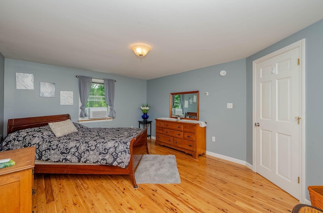 15 Vine St Unit B, South Berwick, ME 03908 - bedroom featuring light wood-style floors and cooling unit