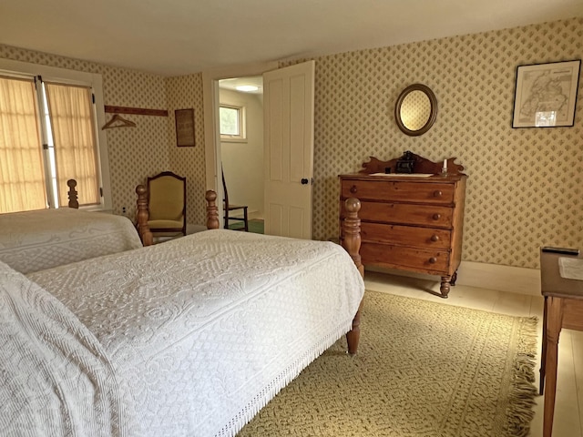 95 Main St, Castine, ME 04421 - bedroom featuring wallpapered walls