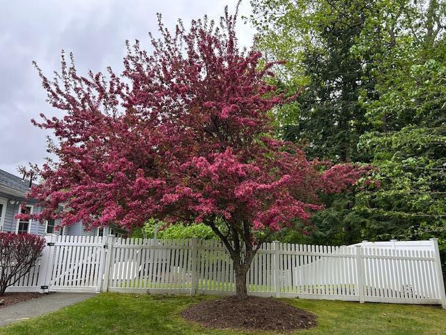 1 S Ridge Dr, Winslow, ME 04901 - fenced yard featuring a gate