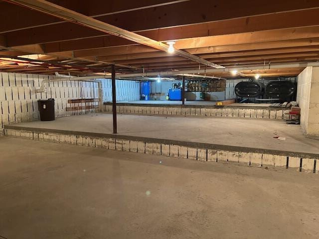 1 S Ridge Dr, Winslow, ME 04901 - view of unfinished basement