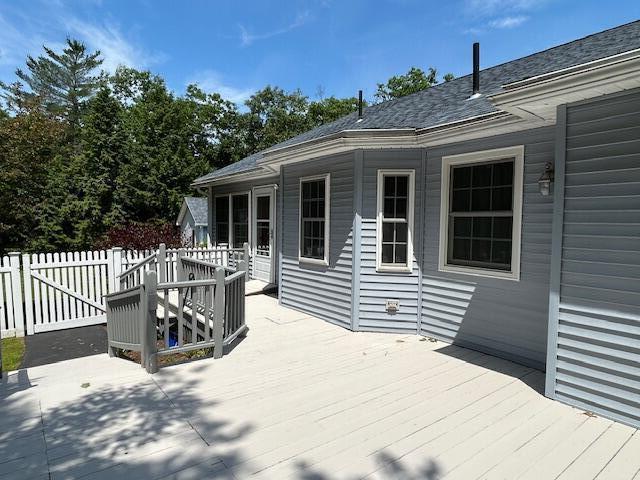 1 S Ridge Dr, Winslow, ME 04901 - view of deck