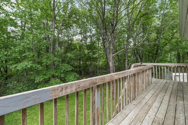 44 Ellen Cir, Yarmouth, ME 04096 - view of wooden deck