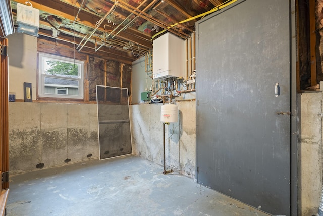 44 Ellen Cir, Yarmouth, ME 04096 - below grade area featuring water heater