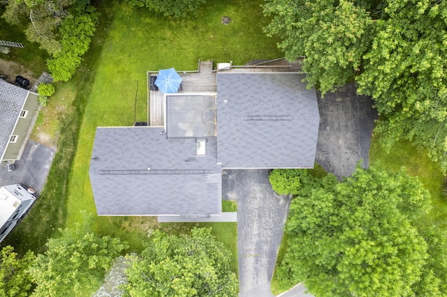 44 Ellen Cir, Yarmouth, ME 04096 - view from above of property