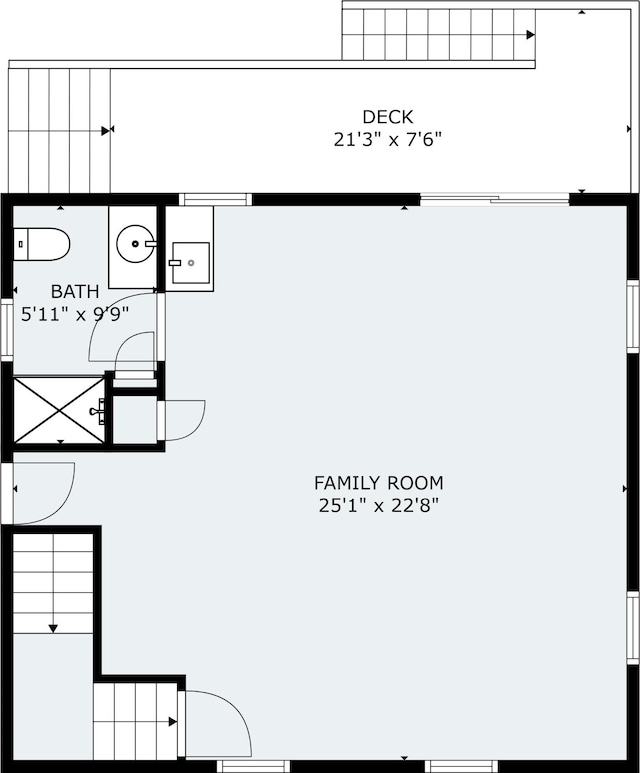44 Ellen Cir, Yarmouth, ME 04096 - view of room layout
