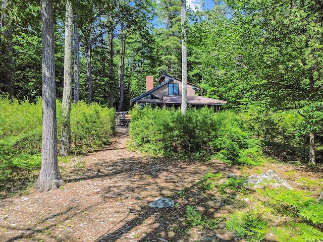 8 Horseshoe Is, Winthrop, ME 04364 - view of yard featuring a view of trees