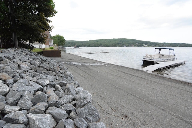 13 S Brook Ln, Eagle Lake, ME 04739 - dock area featuring a water view