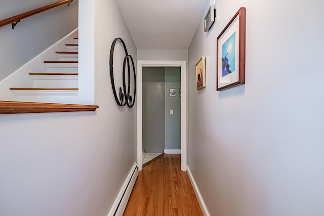 325 Ludlow St, Portland, ME 04102 - corridor featuring light wood-type flooring and stairs