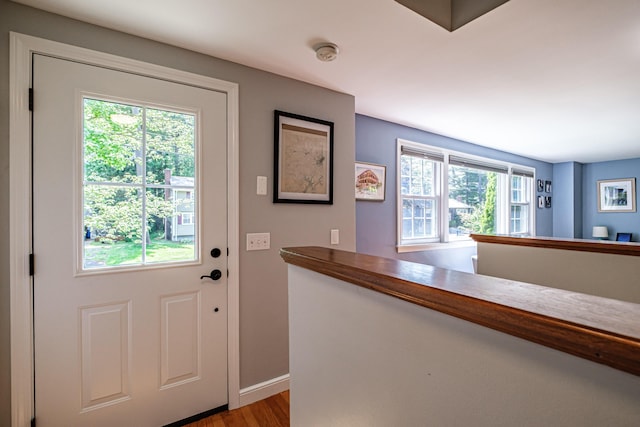 325 Ludlow St, Portland, ME 04102 - doorway to outside featuring healthy amount of natural light and light wood-style flooring