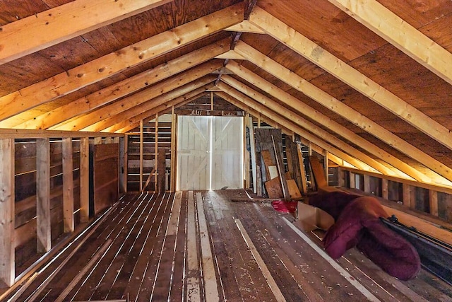 7 James St, Bingham, ME 04920 - view of attic