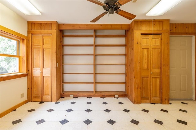 391 Main Rd, Islesboro, ME 04848 - spare room featuring light floors and ceiling fan