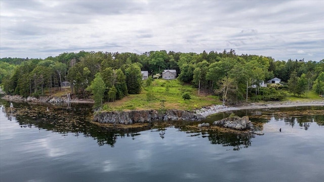 391 Main Rd, Islesboro, ME 04848 - water view with a forest