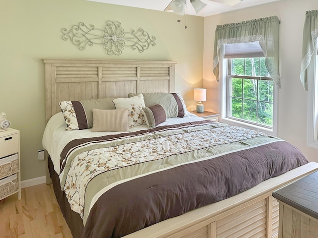 1016 State St Unit 7, Bangor, ME 04401 - bedroom with wood finished floors and ceiling fan