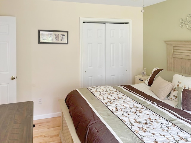 1016 State St Unit 7, Bangor, ME 04401 - bedroom featuring light wood-style floors and a closet