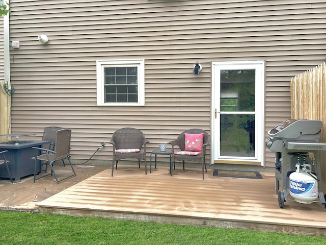 1016 State St Unit 7, Bangor, ME 04401 - deck featuring area for grilling