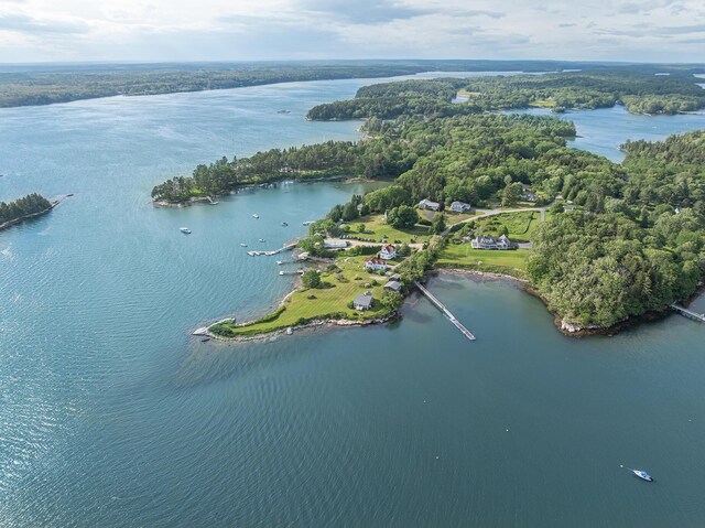 122 Isle Of Springs Rd, Boothbay, ME 04537 - bird's eye view of a nearby body of water