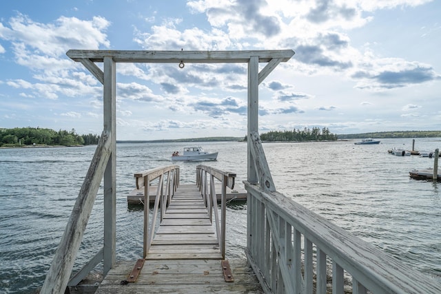 122 Isle Of Springs Rd, Boothbay, ME 04537 - dock featuring a water view