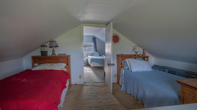 122 Isle Of Springs Rd, Boothbay, ME 04537 - carpeted bedroom with vaulted ceiling