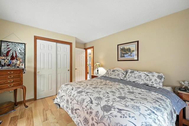 146 Lone Indian Trl, Augusta, ME 04330 - bedroom featuring light wood-style flooring and a closet
