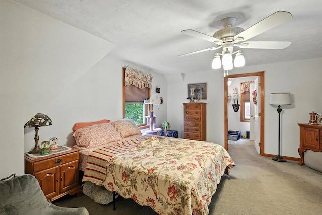 146 Lone Indian Trl, Augusta, ME 04330 - bedroom featuring light carpet and a ceiling fan