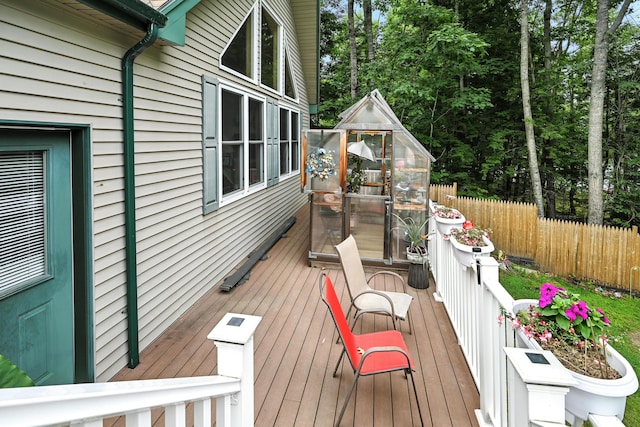 146 Lone Indian Trl, Augusta, ME 04330 - deck with an exterior structure