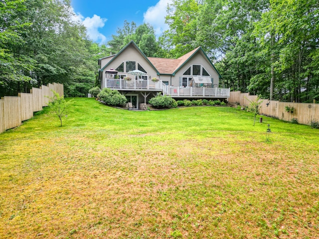 146 Lone Indian Trl, Augusta, ME 04330 - back of house featuring a wooden deck