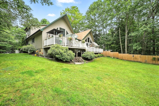 146 Lone Indian Trl, Augusta, ME 04330 - back of house with a deck