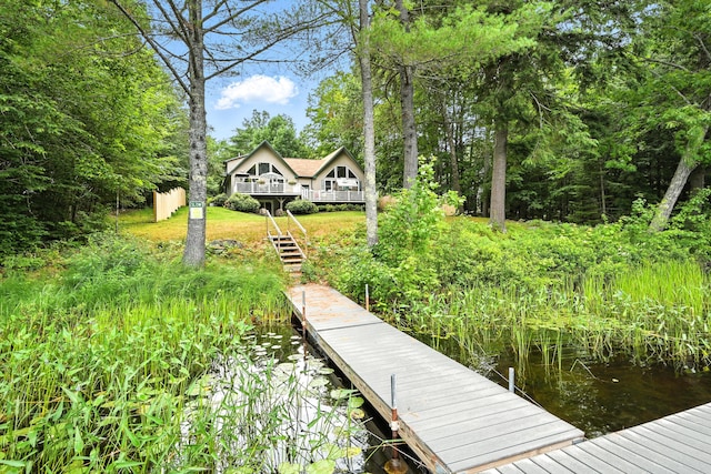 146 Lone Indian Trl, Augusta, ME 04330 - dock with a water view