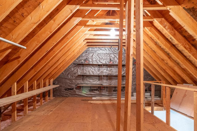 26 Spruce St, Bucksport, ME 04416 - view of unfinished attic