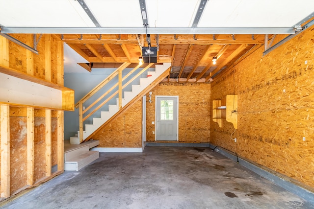 26 Spruce St, Bucksport, ME 04416 - garage featuring a garage door opener