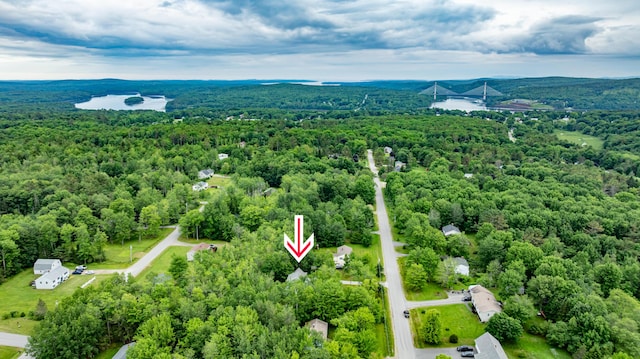 26 Spruce St, Bucksport, ME 04416 - aerial view of a heavily wooded area