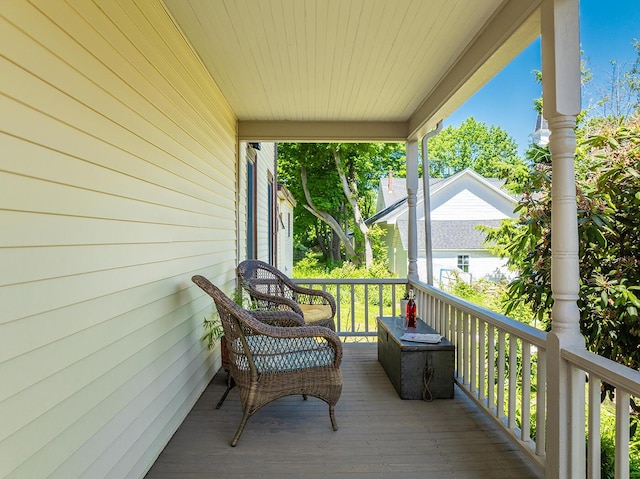 21 Elm St, Belfast, ME 04915 - view of wooden terrace