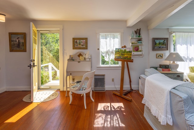 13 Gross Neck Rd, Waldoboro, ME 04572 - interior space with hardwood / wood-style floors and plenty of natural light