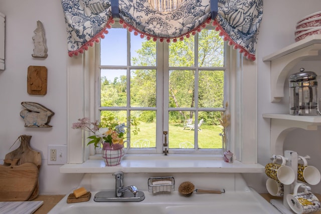 13 Gross Neck Rd, Waldoboro, ME 04572 - kitchen view of a sink and light countertops